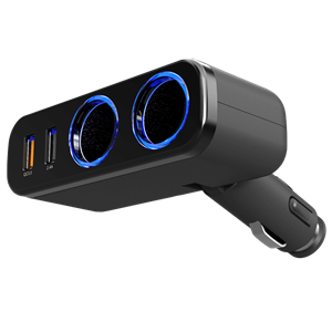 מפצל מצת לרכב דגם MCCQ240D 2U QC/2.4 מבית Miracase